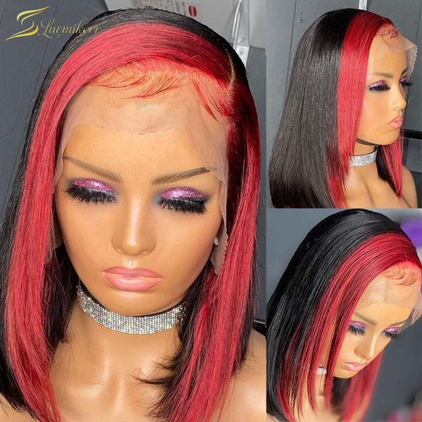 lace wigs ombre red 99j color short straight front wig bob cut full preplucked hd burgundy frontal human hair highlight brazilian, Black;brown
lace wigs ombre red 99j color short straight front wig bob cut full preplucked hd burgundy frontal human hair highlight brazilian, Black;brown