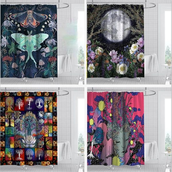 nordic plant shower curtain waterproof mildew bathroom digital customized perforated printed floral accessories curtains
nordic plant shower curtain waterproof mildew bathroom digital customized perforated printed floral accessories curtains