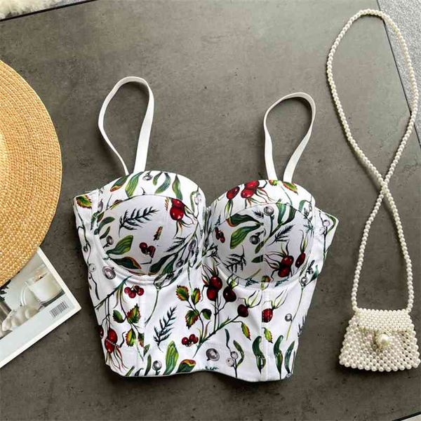 women fashion wear camisole printed sleeveless ropa para mujer short bustier corset crop r835 210527, White
women fashion wear camisole printed sleeveless ropa para mujer short bustier corset crop r835 210527, White