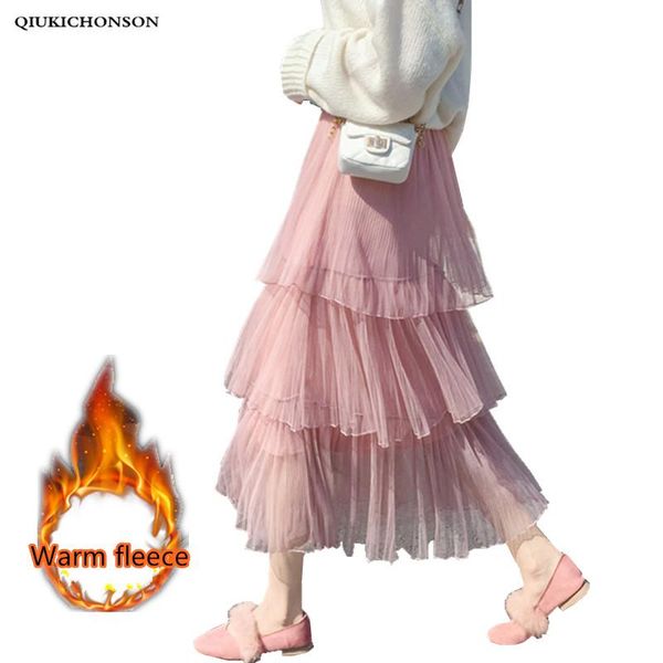 skirts cake layered ruffle autumn winter skirt women high waisted a line long pleated fleece midi length fairy ladies tulle, Black
skirts cake layered ruffle autumn winter skirt women high waisted a line long pleated fleece midi length fairy ladies tulle, Black