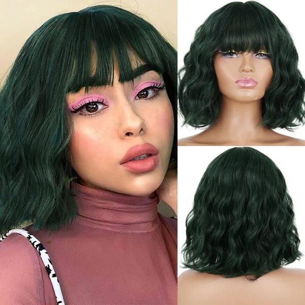 synthetic wigs lisihair short wavy ombre for women natural heat resistant fiber hair lolita cosplay bob wig with bangs, Black
synthetic wigs lisihair short wavy ombre for women natural heat resistant fiber hair lolita cosplay bob wig with bangs, Black