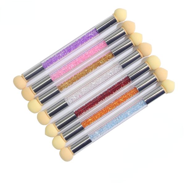 nail art gel polish color gradient brush with 4 replace sponge heads glitter powder dotting gradient pen sponge nail art, Yellow
nail art gel polish color gradient brush with 4 replace sponge heads glitter powder dotting gradient pen sponge nail art, Yellow