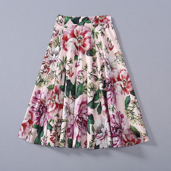 skirts european and american women's clothing summer style peony flower print fashion pleated skirt 2feu, Black
skirts european and american women's clothing summer style peony flower print fashion pleated skirt 2feu, Black