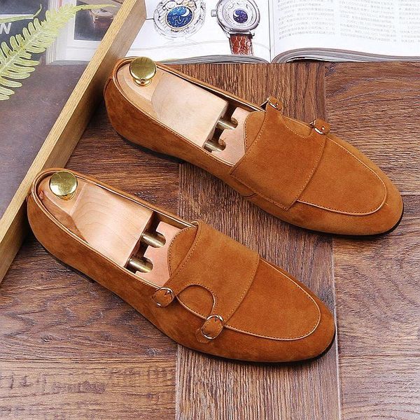 dress shoes british style leisure driving loafers suede leather fashion casual men, Black
dress shoes british style leisure driving loafers suede leather fashion casual men, Black