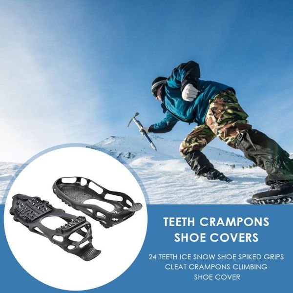 cords, slings and webbing 24 teeth spikes crampons anti slip footwear ice snow grips walk cleats for snowing hiking mountaineering
cords, slings and webbing 24 teeth spikes crampons anti slip footwear ice snow grips walk cleats for snowing hiking mountaineering