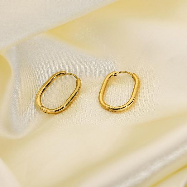 hoop & huggie stainless steel fashion earrings for women jewelry piercing brincos 2021 trand ear cuff woman summer rings statement bijoux, Golden;silver
hoop & huggie stainless steel fashion earrings for women jewelry piercing brincos 2021 trand ear cuff woman summer rings statement bijoux, Golden;silver