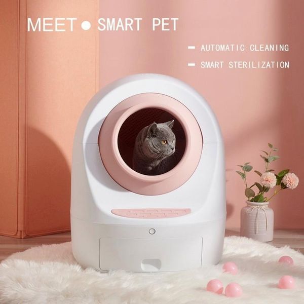 other cat supplies intelligent automatic self cleaning litter box fully enclosed tray toilet rotary training detachable bedpan pets accessor
other cat supplies intelligent automatic self cleaning litter box fully enclosed tray toilet rotary training detachable bedpan pets accessor