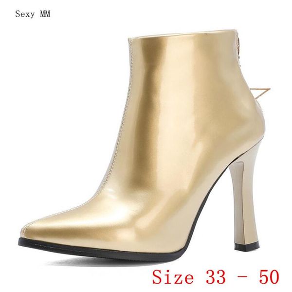 boots spring autumn high heels women ankle woman short heel shoes small plus size 33 - 50, Black
boots spring autumn high heels women ankle woman short heel shoes small plus size 33 - 50, Black