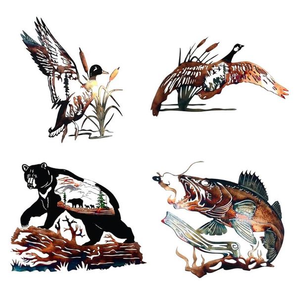 decorative objects & figurines t21d 3d metal wall art decoration hollow out duck bear silhouette sculpture fishing scene decal sticker rusti
decorative objects & figurines t21d 3d metal wall art decoration hollow out duck bear silhouette sculpture fishing scene decal sticker rusti
