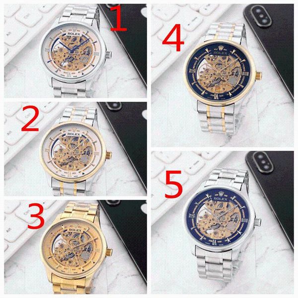 wristwatches fashion men's luxury designer watch quartz classic black steel band calendar business brand gifts 006, Slivery;brown
wristwatches fashion men's luxury designer watch quartz classic black steel band calendar business brand gifts 006, Slivery;brown