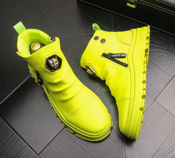 brand designer casual shoes new style of men's shoes high-platform shoes cowhide casual comfortable boots, Black
brand designer casual shoes new style of men's shoes high-platform shoes cowhide casual comfortable boots, Black