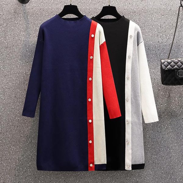 plus size dresses ehqaxin women's autumn winter knitted dress shirt base sweater skirt loose long sleeve fashion l-4xl, Black
plus size dresses ehqaxin women's autumn winter knitted dress shirt base sweater skirt loose long sleeve fashion l-4xl, Black