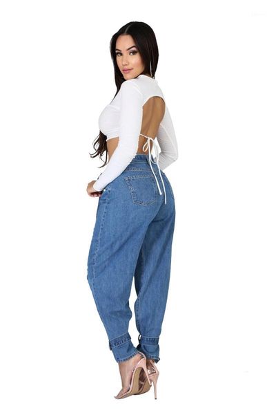 women's jeans tmustobe bandage ripped women loose boyfriend casual high waist fashion denim pants female trousers, Blue
women's jeans tmustobe bandage ripped women loose boyfriend casual high waist fashion denim pants female trousers, Blue