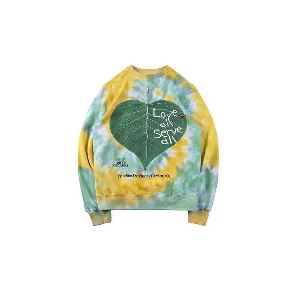 2021fw online ceramics love serve all tie dye sweatshirt oversized hip-hop hoodie men women couple 100% cotton pullover, Black
2021fw online ceramics love serve all tie dye sweatshirt oversized hip-hop hoodie men women couple 100% cotton pullover, Black
