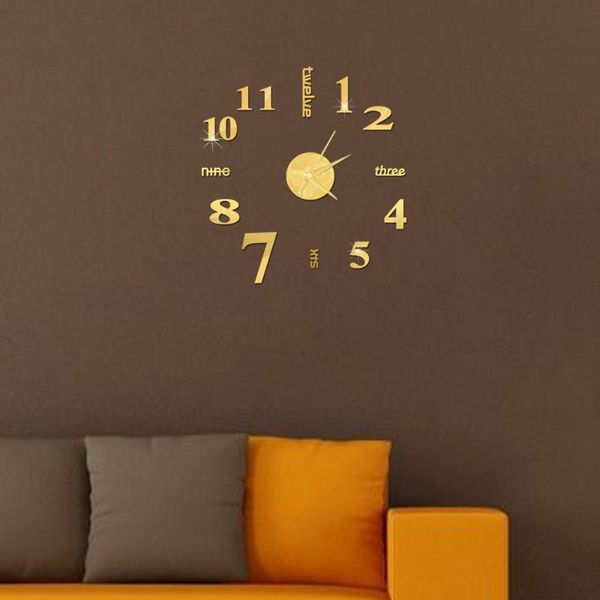 wall clocks diy clock frameless mirror large mute stickers for living room home decorations
wall clocks diy clock frameless mirror large mute stickers for living room home decorations