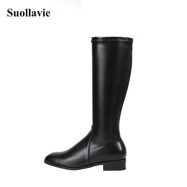 boots suollavie autumn classic women mid-calf female shoes square toe botas de mujer femmes bottes side dress solid high heels, Black
boots suollavie autumn classic women mid-calf female shoes square toe botas de mujer femmes bottes side dress solid high heels, Black