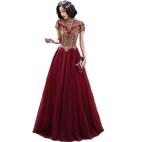 party dresses 2021 spring formal evening dress golden appliques a line prom high neck banquet floor length haute coutu, White;black
party dresses 2021 spring formal evening dress golden appliques a line prom high neck banquet floor length haute coutu, White;black