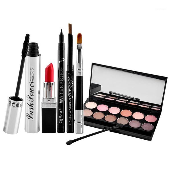 6pcs makup tool kit cosmetic including eyeshadow lipstick mascara eyeliner eyebrow pencil lip brush makeup set1
6pcs makup tool kit cosmetic including eyeshadow lipstick mascara eyeliner eyebrow pencil lip brush makeup set1
