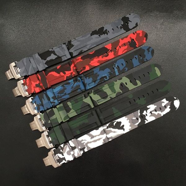 watch bands 24mm blue white gray red green camouflage soft silicone rubber whatchband for pam strap with butterfly buckle engraving, Black;brown
watch bands 24mm blue white gray red green camouflage soft silicone rubber whatchband for pam strap with butterfly buckle engraving, Black;brown