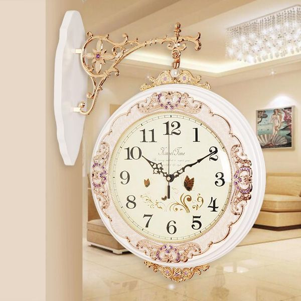 wall clocks wood double clock nordic creativity metal art round roman numerals klokken wandklokken home decoration 60wccm
wall clocks wood double clock nordic creativity metal art round roman numerals klokken wandklokken home decoration 60wccm