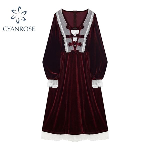 red french vintage dress chest bandage button square collar long sleeve flannel frocks female elegant retro vestidos lady 210515, Black;gray
red french vintage dress chest bandage button square collar long sleeve flannel frocks female elegant retro vestidos lady 210515, Black;gray