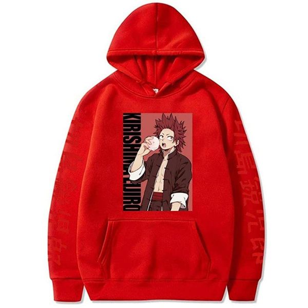 men's hoodies & sweatshirts harajuku my hero academia japanese anime kirishima eijiro printed cosplay costume, Black
men's hoodies & sweatshirts harajuku my hero academia japanese anime kirishima eijiro printed cosplay costume, Black
