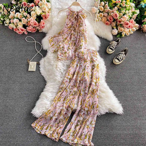 neploe holiday print bohemian 2 pcs women set halter sleeveless shirt + high waist hip wide leg pants suit summer 210510, White
neploe holiday print bohemian 2 pcs women set halter sleeveless shirt + high waist hip wide leg pants suit summer 210510, White