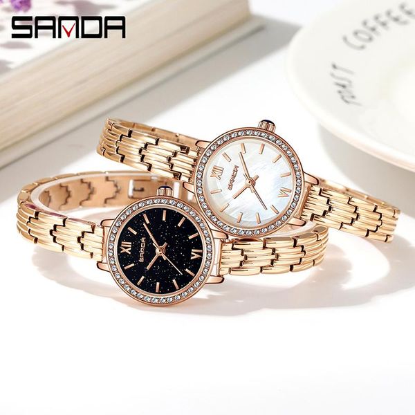 wristwatches sanda fashion women watch diamond ladies casual women's bracelet crystal watches relogio feminino, Slivery;brown
wristwatches sanda fashion women watch diamond ladies casual women's bracelet crystal watches relogio feminino, Slivery;brown