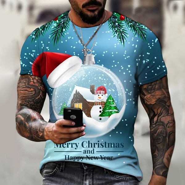 men's t-shirts christmas t-shirt 3d printing short-sleeved brand original happy year to give family gifts, White;black
men's t-shirts christmas t-shirt 3d printing short-sleeved brand original happy year to give family gifts, White;black