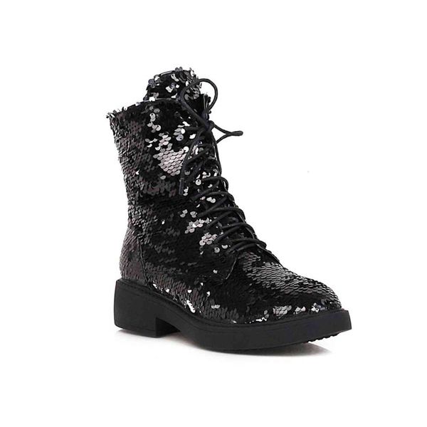 dress shoes color-changing sequined cloth autumn and winter trendy women's boots one-color changing multi-color magical sequin cir, Black
dress shoes color-changing sequined cloth autumn and winter trendy women's boots one-color changing multi-color magical sequin cir, Black
