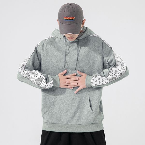 round neck classic hooded sweater design sense of hip-hop autumn and winter printing casual sportswear men's running t-shirt sweater, Black
round neck classic hooded sweater design sense of hip-hop autumn and winter printing casual sportswear men's running t-shirt sweater, Black
