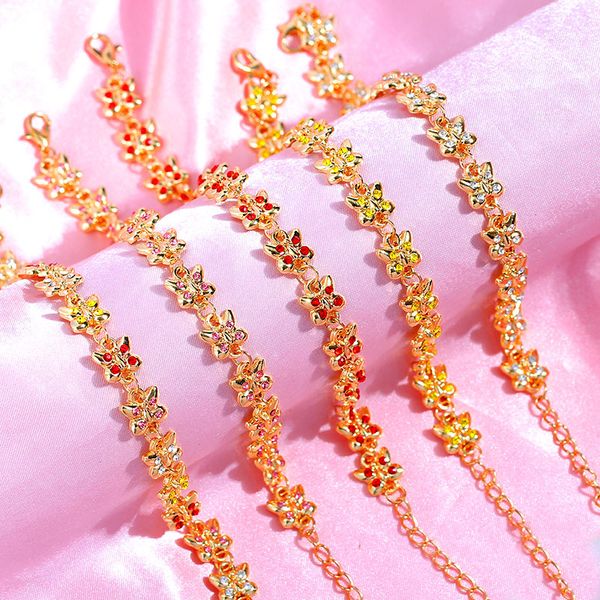 3pcs/set crystal butterfly anklets women gold color metal chain anklet bracelet boho beach sandals foot jewelry, Red;blue
3pcs/set crystal butterfly anklets women gold color metal chain anklet bracelet boho beach sandals foot jewelry, Red;blue