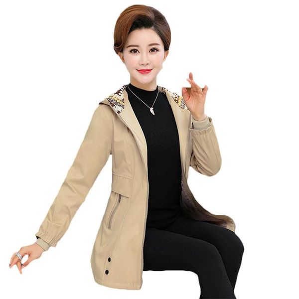 women's trench coats 2021 spring autumn long coat women casual hooded outerwear middle-aged long-sleeved large size windbreaker female, Tan;black
women's trench coats 2021 spring autumn long coat women casual hooded outerwear middle-aged long-sleeved large size windbreaker female, Tan;black
