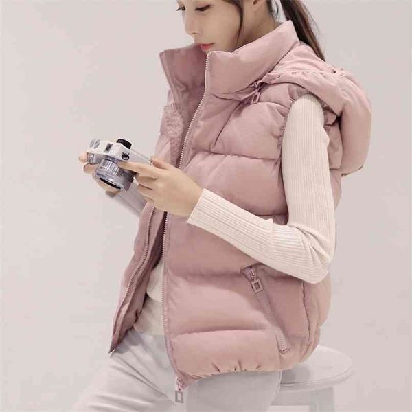 herstory spring hooded women cotton vest autumn casual warm thick waistcoat sleeveless solid removable hat 210819, Black;white
herstory spring hooded women cotton vest autumn casual warm thick waistcoat sleeveless solid removable hat 210819, Black;white