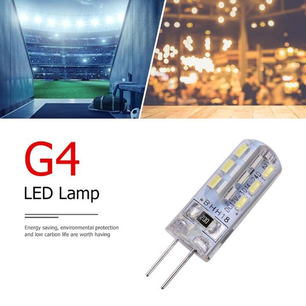 other lighting bulbs & tubes g4 led lamp 2w dc 12v 24 smd3014 110lm white silicone corn bulb light
other lighting bulbs & tubes g4 led lamp 2w dc 12v 24 smd3014 110lm white silicone corn bulb light