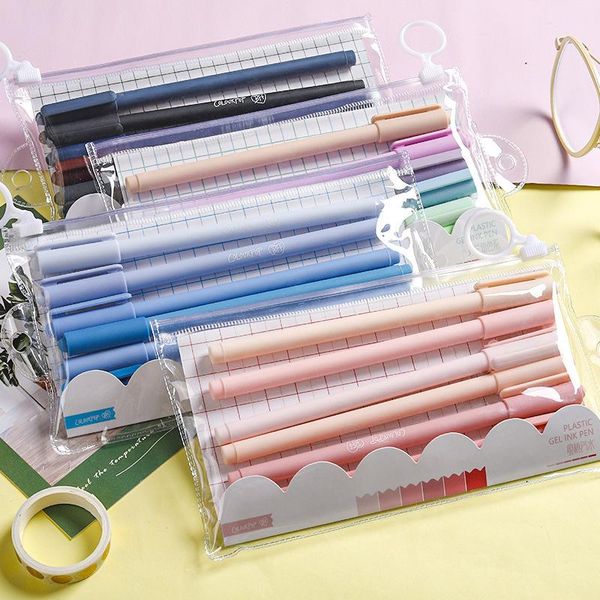 gel pens 6pcs/set girl's heart pen 0.5mm small fresh and cute student examination signature special office school stationery
gel pens 6pcs/set girl's heart pen 0.5mm small fresh and cute student examination signature special office school stationery