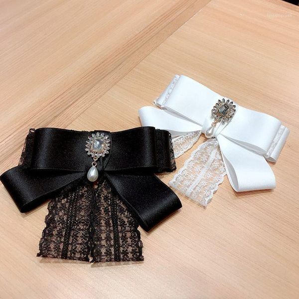 women vintage layered satin lace bow brooch pin rhinestone drop collar necktie x7xc1, Blue;purple
women vintage layered satin lace bow brooch pin rhinestone drop collar necktie x7xc1, Blue;purple