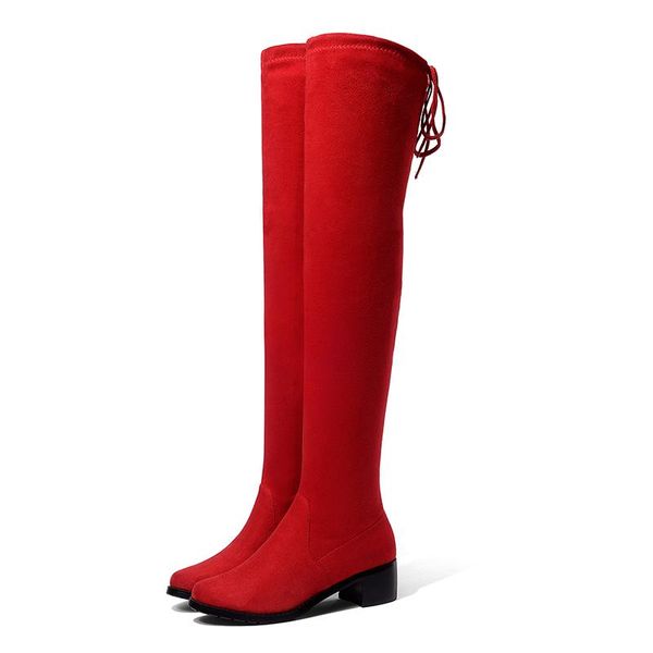 boots lucyever women winter over the knee stretch fabric chunky heels thigh high shoes woman long botas feminina plus size, Black
boots lucyever women winter over the knee stretch fabric chunky heels thigh high shoes woman long botas feminina plus size, Black