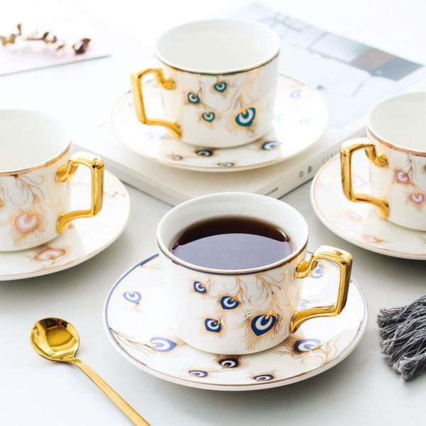 cups & saucers simple coffee cup saucer set flower tea light luxury ceramic home afternoon with spoon gift box pack
cups & saucers simple coffee cup saucer set flower tea light luxury ceramic home afternoon with spoon gift box pack