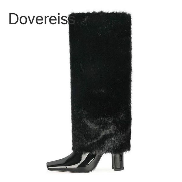 boots dovereiss fashion female winter apricot chunky heels elegant square to knee high big size 44 45, Black
boots dovereiss fashion female winter apricot chunky heels elegant square to knee high big size 44 45, Black