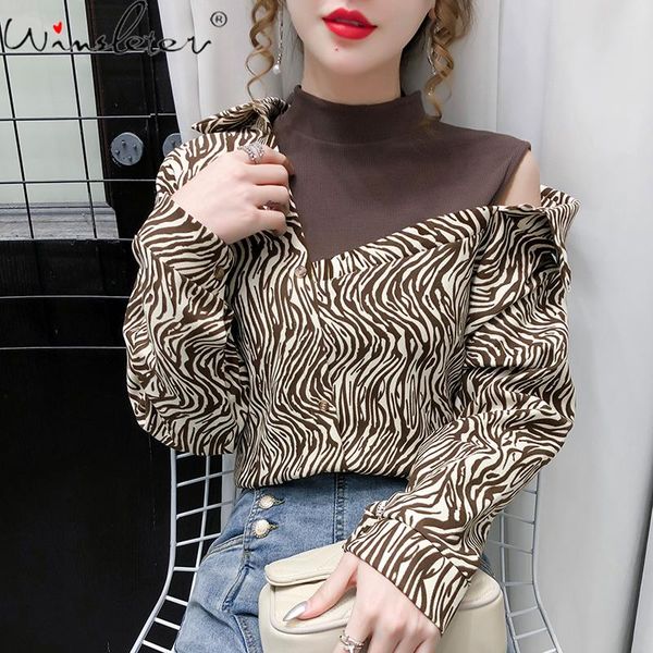 spring fall korean style fake two pieces blouse chic vintage patchwork pullover women ropa mujer striped shirt t09610l women's blo, White
spring fall korean style fake two pieces blouse chic vintage patchwork pullover women ropa mujer striped shirt t09610l women's blo, White