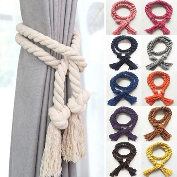 pcs/set solid color curtain buckles tie rope tieback holder clips for curtains hand weaving cotton linen other home decor
pcs/set solid color curtain buckles tie rope tieback holder clips for curtains hand weaving cotton linen other home decor