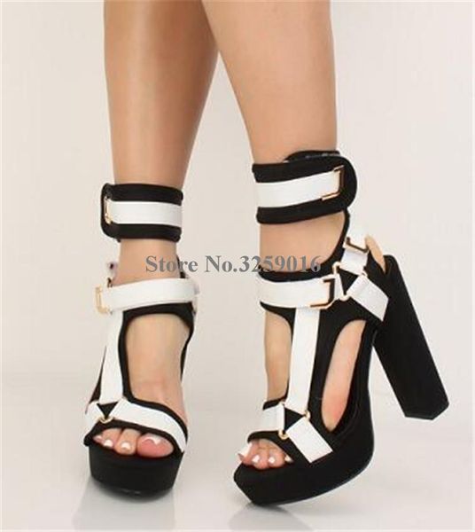 sandals open toe r chunky heel high platform summer fashion suede leathe patchwork buckles dress shoes, Black
sandals open toe r chunky heel high platform summer fashion suede leathe patchwork buckles dress shoes, Black