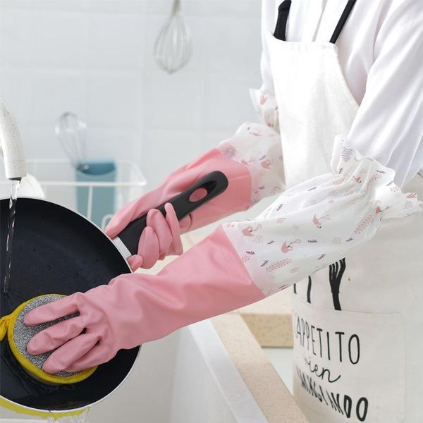 disposable gloves 1pair thickened dishwashing kitchen wear-resistant latex rubber laundry waterproof plastic household durable bowl brush
disposable gloves 1pair thickened dishwashing kitchen wear-resistant latex rubber laundry waterproof plastic household durable bowl brush