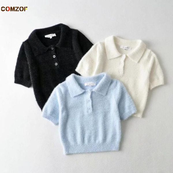 women's t-shirt women knitting short sleeve t shirt crop 2021 summer fashion tees clothing harajuku roupas femininas, White
women's t-shirt women knitting short sleeve t shirt crop 2021 summer fashion tees clothing harajuku roupas femininas, White