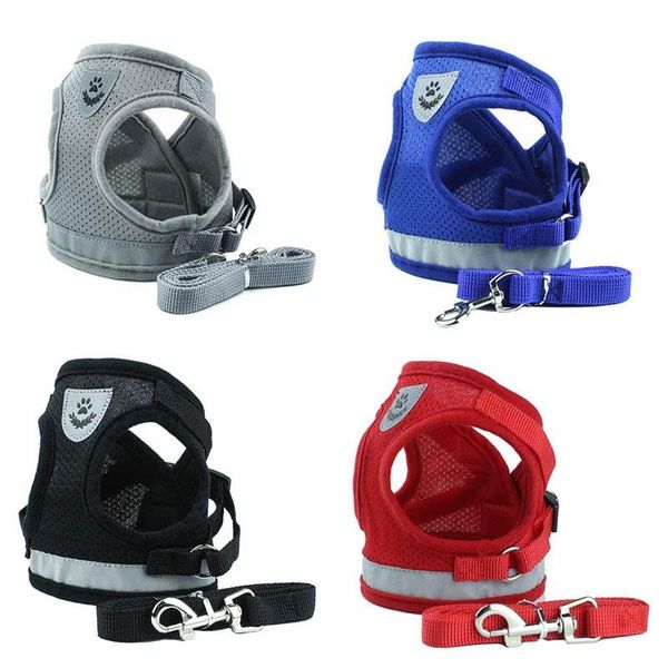cat collars & leads dog adjustable harness vest walking lead leash for puppy dogs collar polyester mesh small medium pet
cat collars & leads dog adjustable harness vest walking lead leash for puppy dogs collar polyester mesh small medium pet