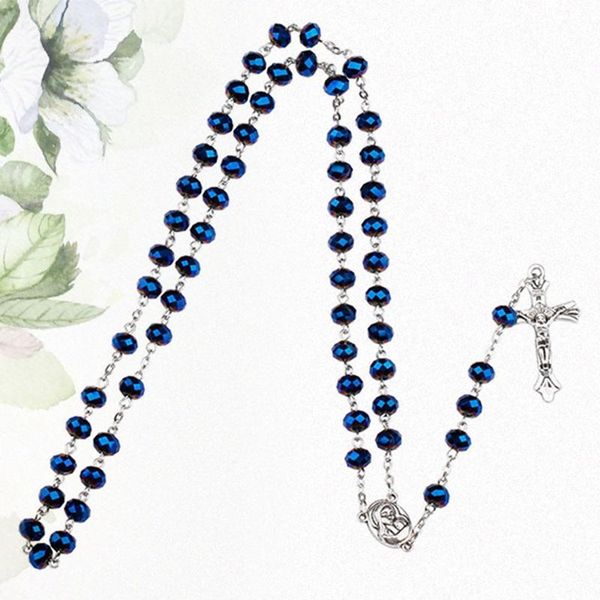 fashion rosary round beads red flower catholic necklace women glass bead crucifix necklaces religious jewelry chains, Silver
fashion rosary round beads red flower catholic necklace women glass bead crucifix necklaces religious jewelry chains, Silver