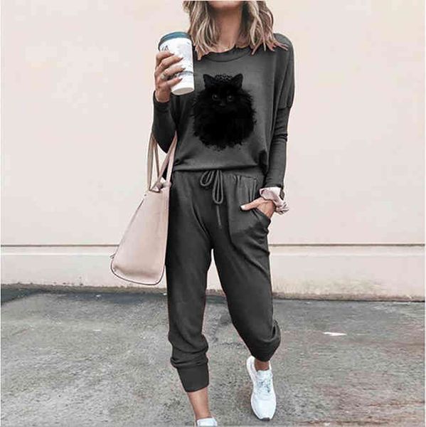 women's two piece pants spot women's baggy european and american clothes, long sleeve with loose print 0o6o, White
women's two piece pants spot women's baggy european and american clothes, long sleeve with loose print 0o6o, White