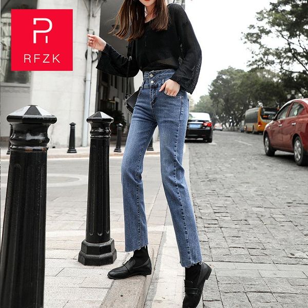 women's jeans rfzk 2021 wide leg pants korean retro women solid vintage high waist denim trousers simple students straight, Blue
women's jeans rfzk 2021 wide leg pants korean retro women solid vintage high waist denim trousers simple students straight, Blue