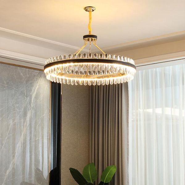 postmodern round oval crystal chandelier lights lustre suspension luminaire lamp for dinning room lighting chandeliers
postmodern round oval crystal chandelier lights lustre suspension luminaire lamp for dinning room lighting chandeliers